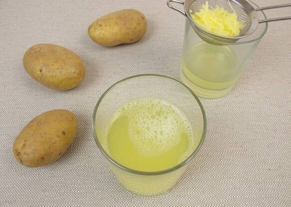 Succo di patate a stomaco vuoto per un'elevata acidità di stomaco